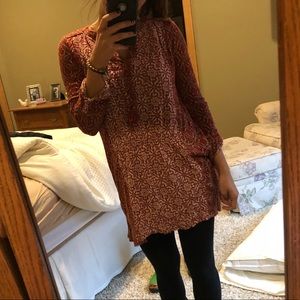 Akemi and Kin quarter length sleeve tunic